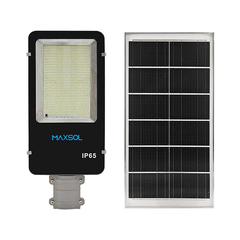 SR600W-straatlamp op zonne-energie, 30W, met 30Ah-accu