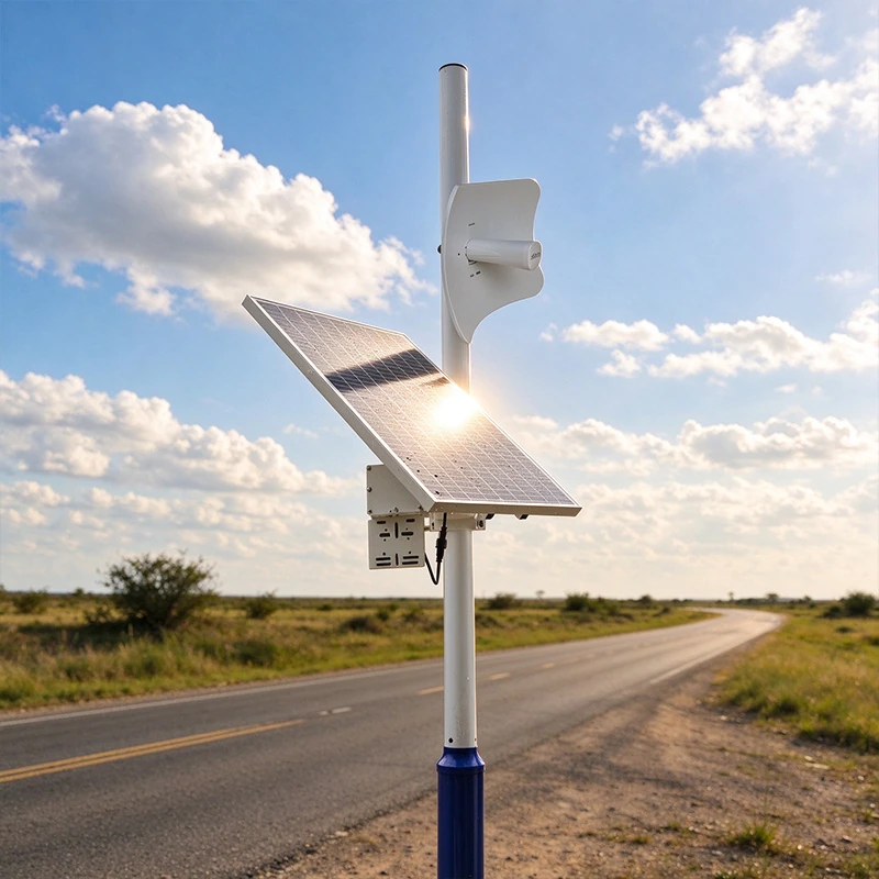 Zonne-energie en PoE voor off-grid netwerken