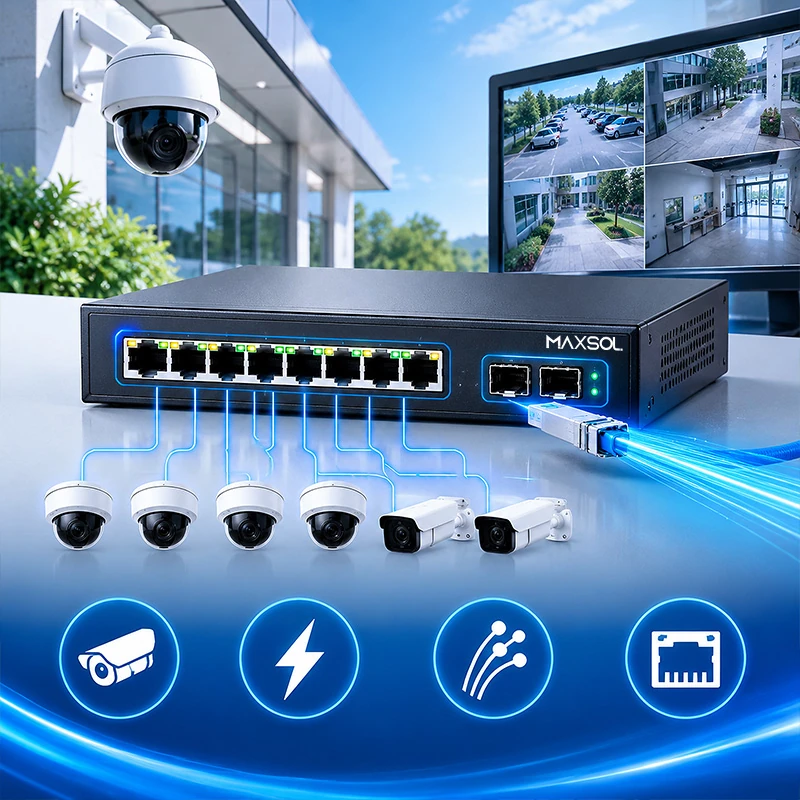 SFP-uplink voor CCTV: glasvezelbackhaul kiezen