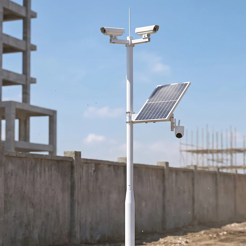 CCTV op zonne-energie op bouwplaatsen verplaatsen