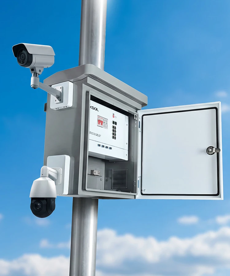 8GE+2GF industriële slimme Ethernet-box