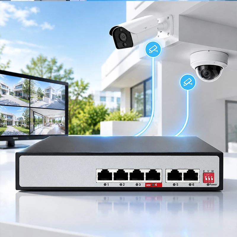 PoE-switch voor IP-camera's kiezen: praktische gids