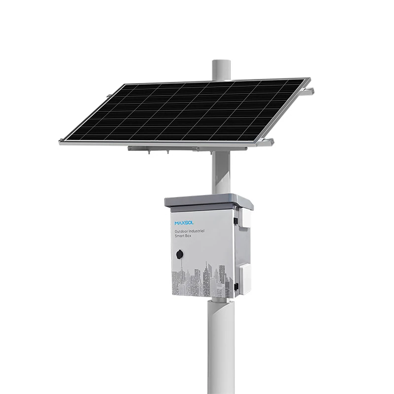Zonnevoedingssysteem voor CCTV, 200W / 100Ah LiFePO4
