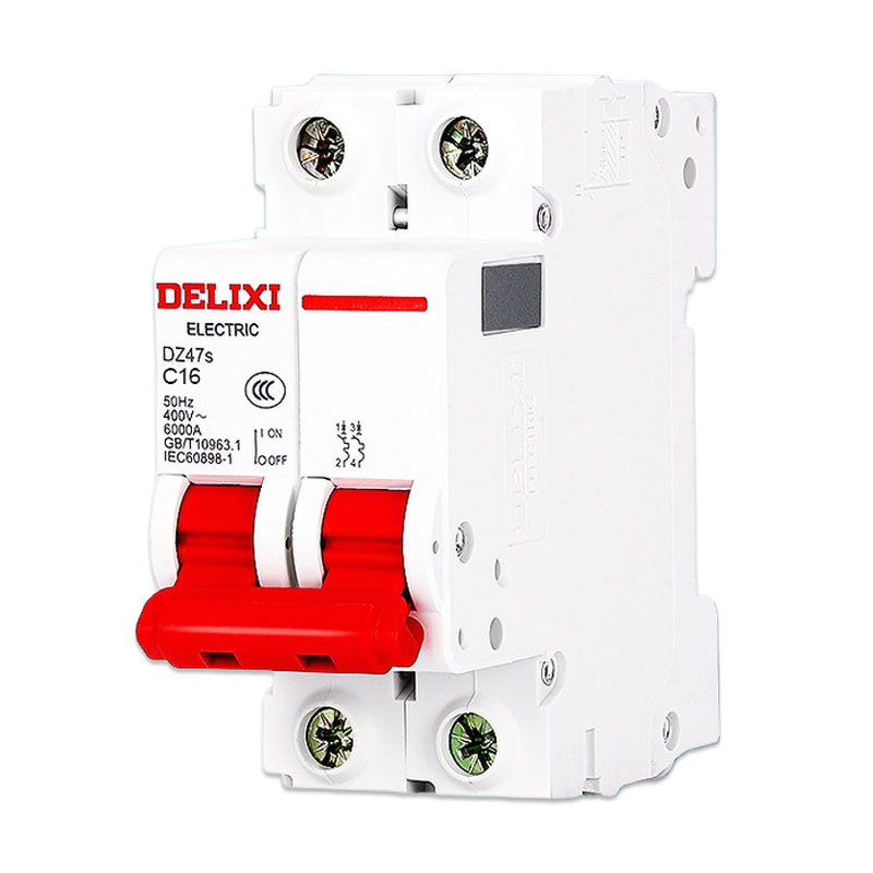 16A-installatieautomaat 2P, C, 6kA, DIN-rail