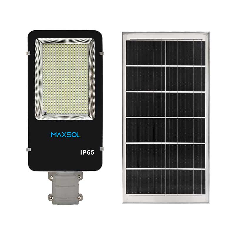 SR600W-straatlamp op zonne-energie, 30W, met 30Ah-accu